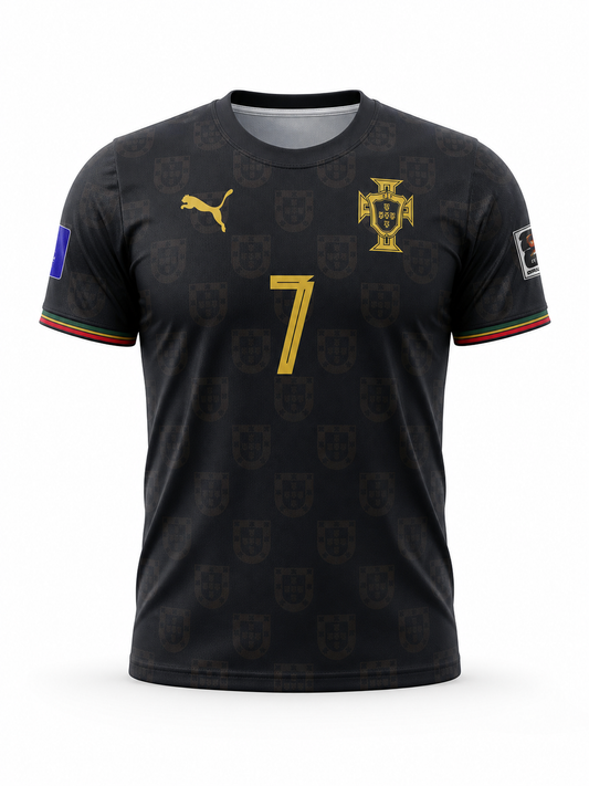 Portugal Black Special Addition Jersey Mens